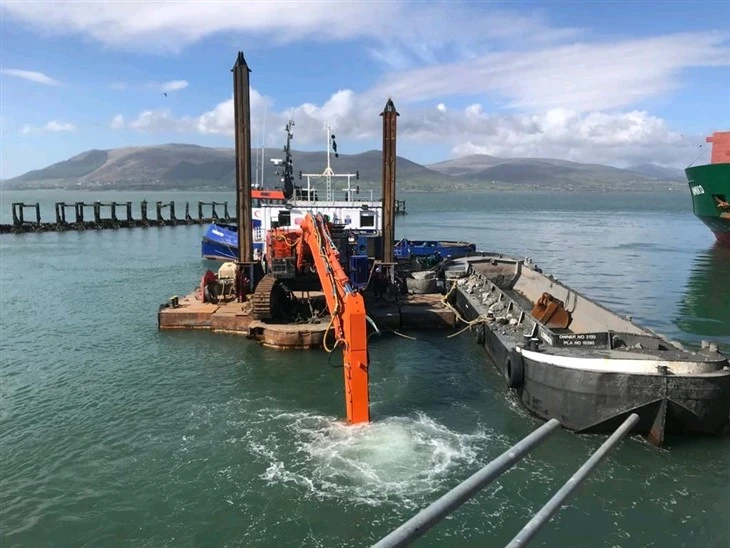 Trodat Shipyard Backhoe Dredger Crawler Hypraulic Excavator Sand Dredger Engineering Ship for sale