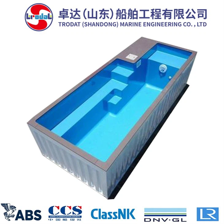 Container Swimming Pool custom Portable large outdoor Courtyard House Container Swimming Pool Bathtub
