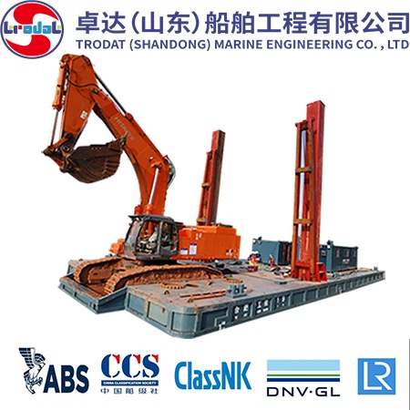Trodat Shipyard Backhoe Dredger Crawler Hypraulic Excavator Sand Dredger Engineering Ship for sale